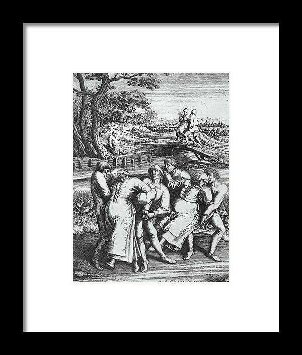 History Framed Print featuring the photograph Dancing Mania, 1564 by Science Source