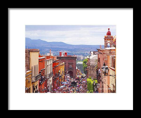 Day Of The Crazies Framed Print featuring the photograph Day Of The Crazies Parade by John Kolenberg