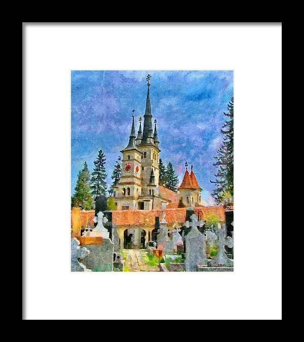 Eastern European Framed Print featuring the painting Death and Life by Jeffrey Kolker