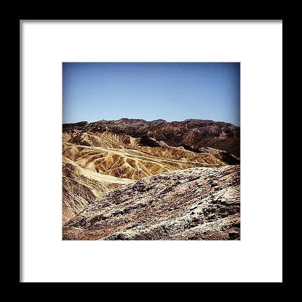Usa Framed Print featuring the photograph Death Valley by Luisa Azzolini