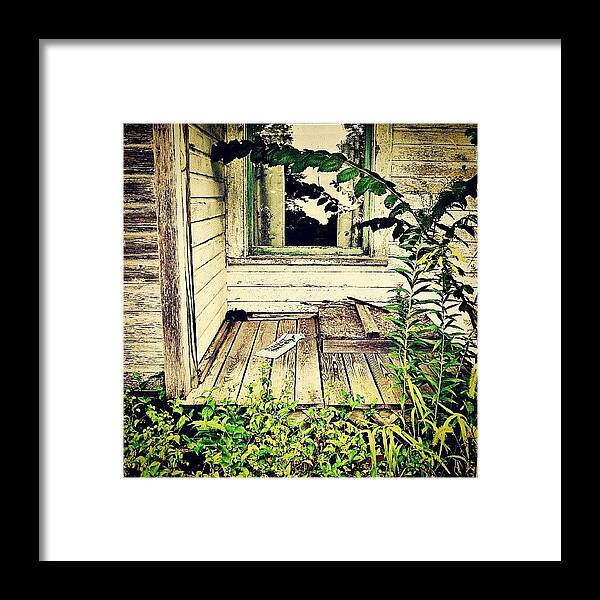 Ruraldecay Framed Print featuring the photograph #decay #house #abandonedhouse #lonely by Jami Tammerine