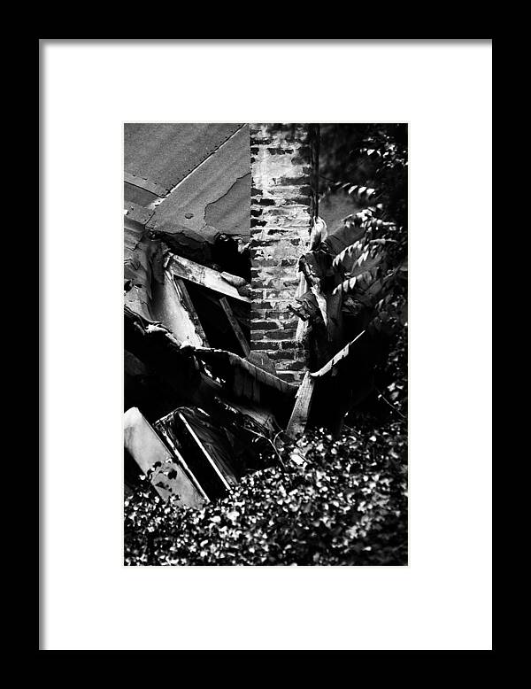 Abandoned Framed Print featuring the photograph Deconstruction by Rebecca Sherman