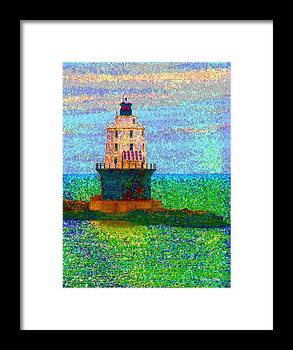 Light House Framed Print featuring the photograph DElight House by Clara Sue Beym
