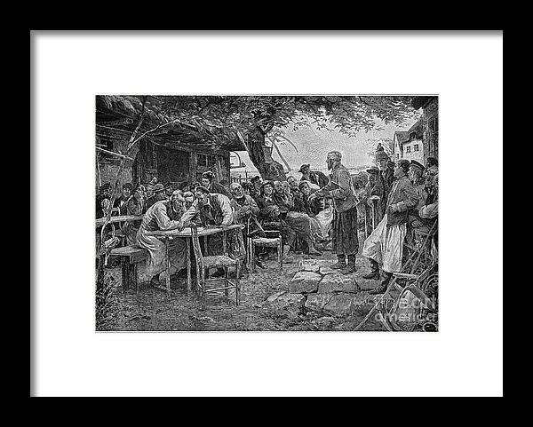1901 Framed Print featuring the photograph Denmark: Fishermen, 1901 by Granger