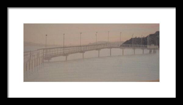 Marina Framed Print featuring the drawing Des Moines Marina 1 of 3 by Kip Vidrine