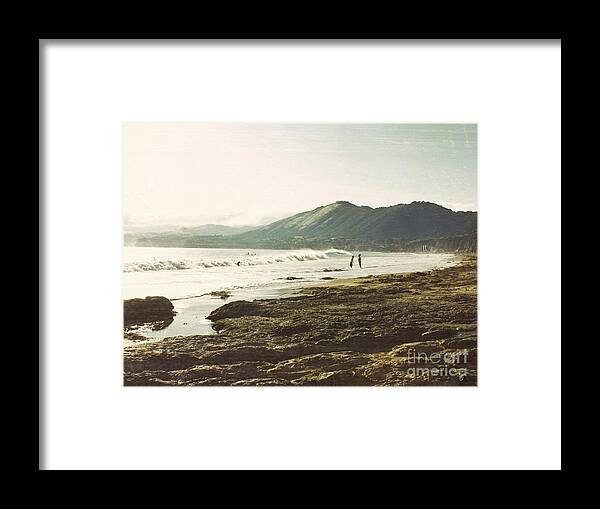 Ocean Framed Print featuring the photograph Distant conversations by Cindy Garber Iverson