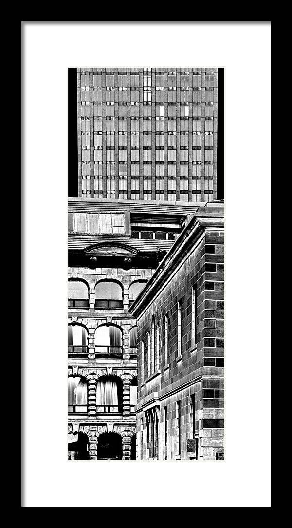 Cityscapes Framed Print featuring the photograph Distant Relations by Burney Lieberman