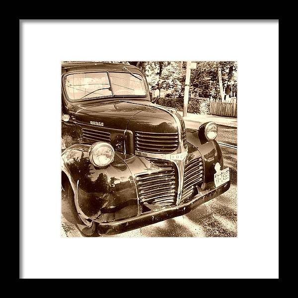 Dodge Framed Print featuring the photograph Dodge Beauty by Vanessa C
