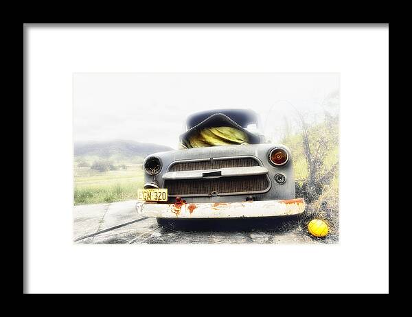 Dodge Truck Framed Print featuring the digital art Dodge EGM-320 by Kevin Chippindall