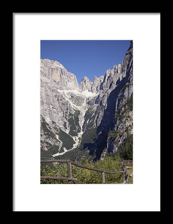 Trentino Framed Print featuring the photograph Dolomiti di Brenta by Raffaella Lunelli