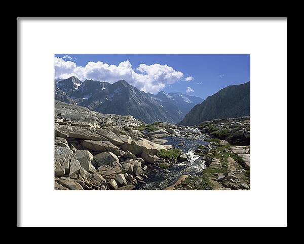 Sierra Stream Canyon Framed Print featuring the photograph Down to Kings River by John Farley
