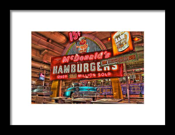  Framed Print featuring the photograph Driving America Dearborn MI by Nicholas Grunas