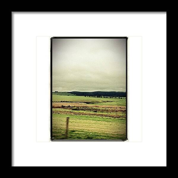 Scenery Framed Print featuring the photograph Driving by Johan Van Zyl
