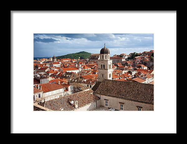 Dubrovnik Framed Print featuring the photograph Dubrovnik Old City Architecture by Artur Bogacki