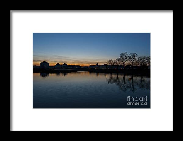 Bavaria Framed Print featuring the photograph Dusk at the Palace by Andrew Michael