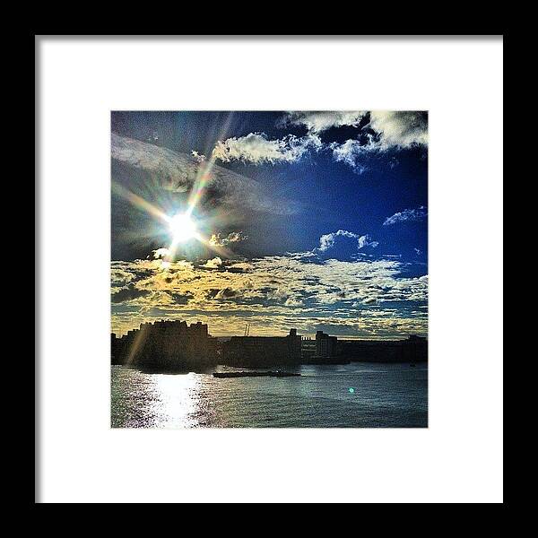 Tagstagram Framed Print featuring the photograph Early Morning Sun : River Thames by Neil Andrews