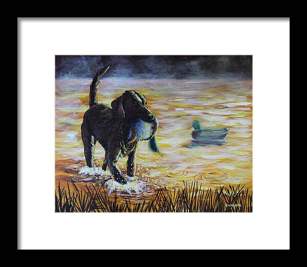 Sunrise Framed Print featuring the painting Early Morning's Light by Karl Wagner