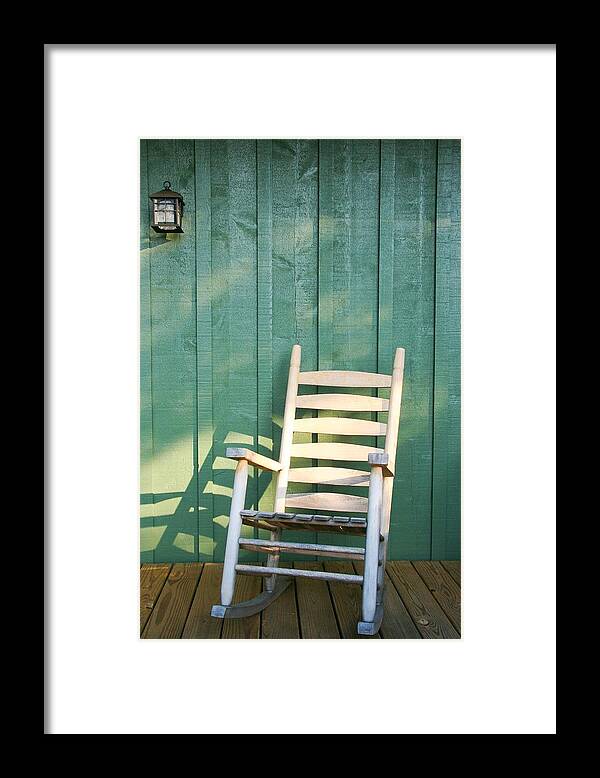 Rocking Chair Framed Print featuring the photograph Easy Rider by Phil Cappiali Jr