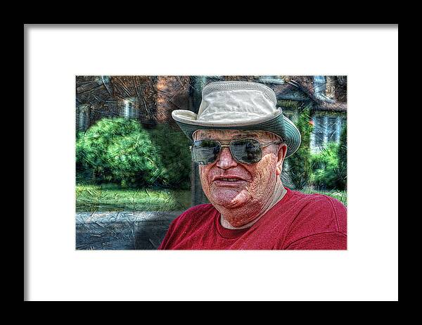 Napanee; xdop Framed Print featuring the photograph Ed by John Herzog