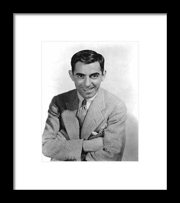 1930s Portraits Framed Print featuring the photograph Eddie Cantor, Ca 1934 by Everett