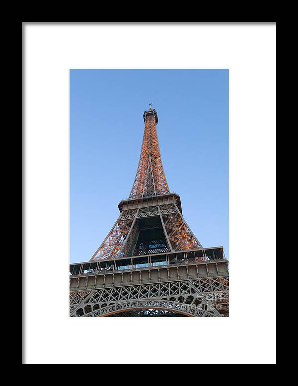 Clarence Holmes Framed Print featuring the photograph Eiffel Tower Evening I by Clarence Holmes