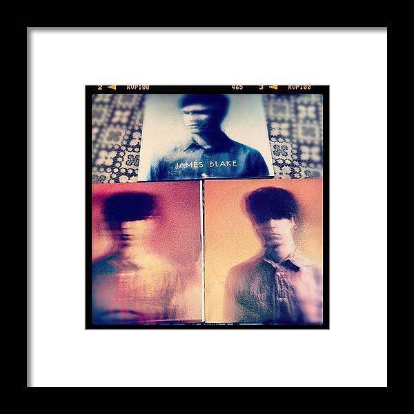  Framed Print featuring the photograph El Doble Lp De James Blake. Wow!!! by Rod B.