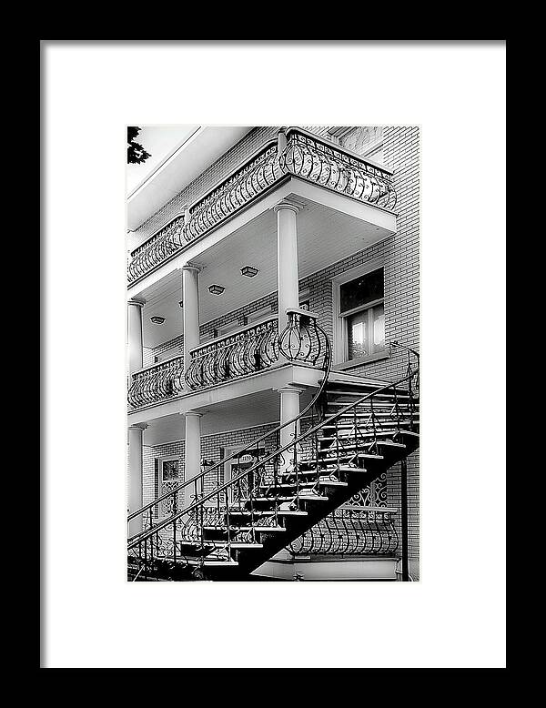 Ornate Stairways Framed Print featuring the photograph Elegance by Burney Lieberman