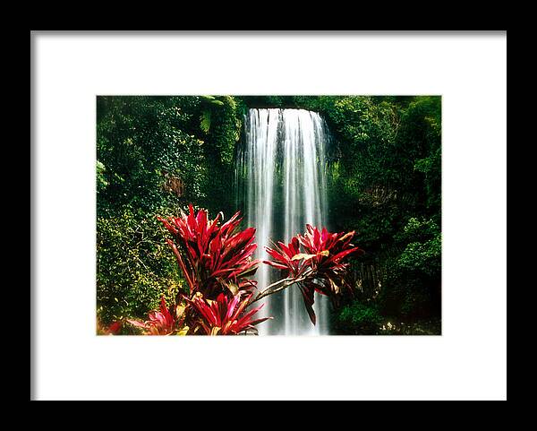 Waterfall Framed Print featuring the photograph Elixir of LIfe by HweeYen Ong