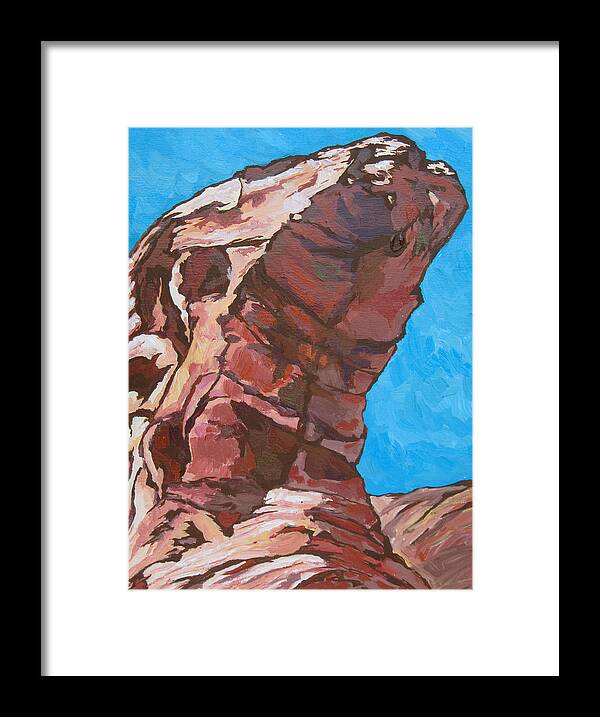 Sedona Framed Print featuring the painting End of the Trail by Sandy Tracey