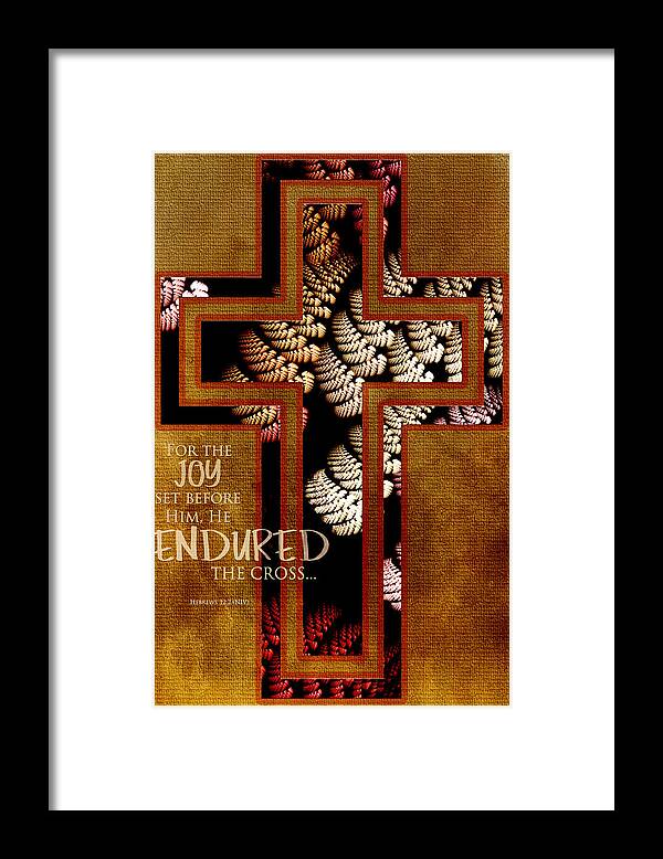 Christian Art Framed Print featuring the digital art Endurance by Bonnie Bruno