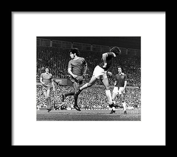 1974 Framed Print featuring the photograph England - Soccer Match, 1974 by Granger