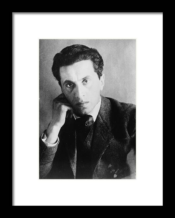 History Framed Print featuring the photograph Ernst Toller 1893-1939 Politically by Everett