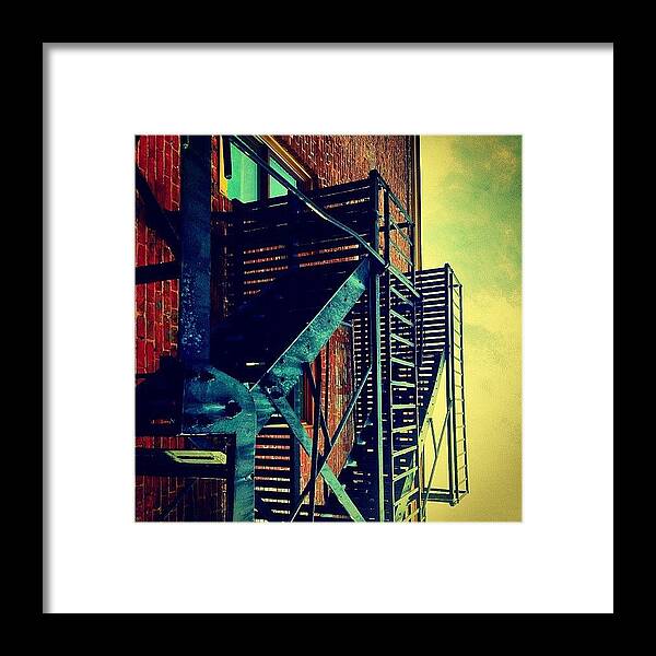 Yellow Framed Print featuring the photograph Escape To The Sky by Amy DiPasquale