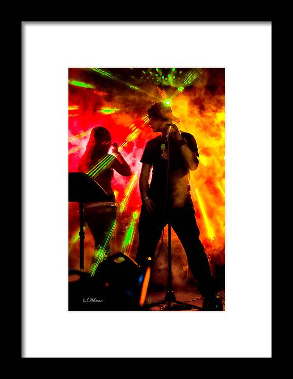 Band Framed Print featuring the photograph Explosion by Christopher Holmes