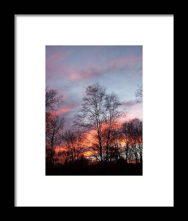 Sunset Framed Print featuring the photograph Explosions Of Color by Kim Galluzzo Wozniak