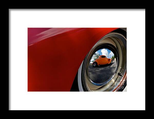 Automobile Framed Print featuring the photograph Eye of Envy by Sherry Davis