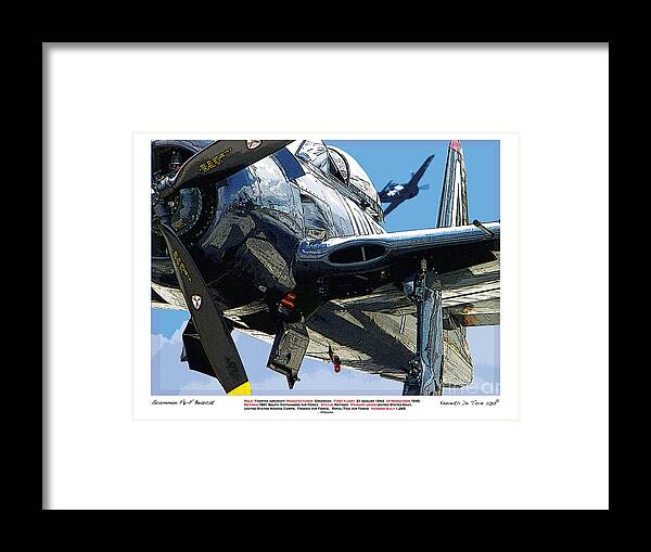  Planes Framed Print featuring the photograph F8-F Bearcat by Kenneth De Tore