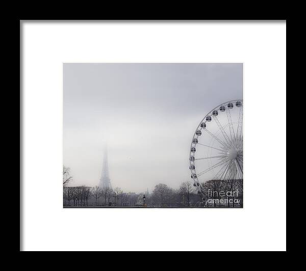 Paris Framed Print featuring the photograph Fading Away by Victoria Harrington
