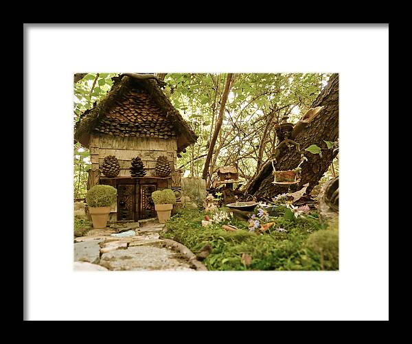 Fairy Framed Print featuring the photograph Faerie Garden by Azthet Photography