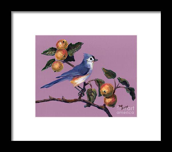 Bird Framed Print featuring the painting Fall by Pat Burns