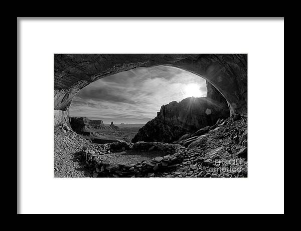 Indian Ruins Framed Print featuring the photograph False Kiva by Keith Kapple