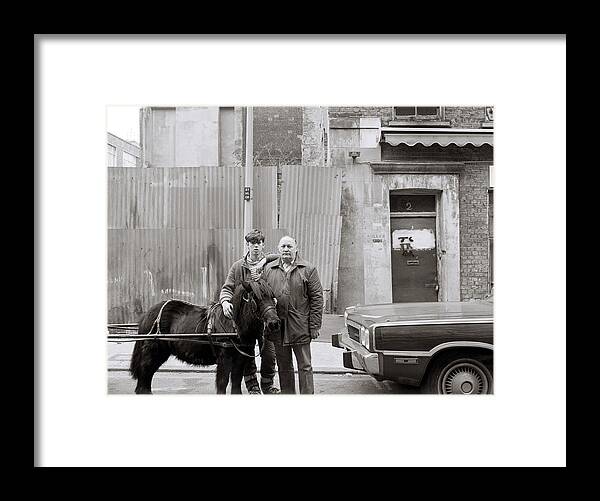 London Framed Print featuring the photograph Father And Son #1 by Shaun Higson