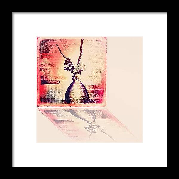  Framed Print featuring the photograph Floral Still Life by Deb - Jim Photograhy