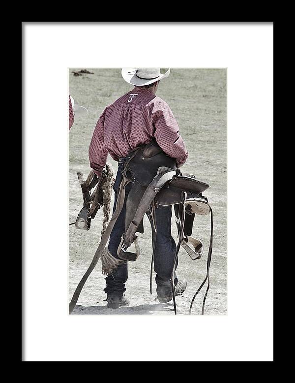 Cowboy Framed Print featuring the photograph Florida Cowboy by Lynda Dawson-Youngclaus