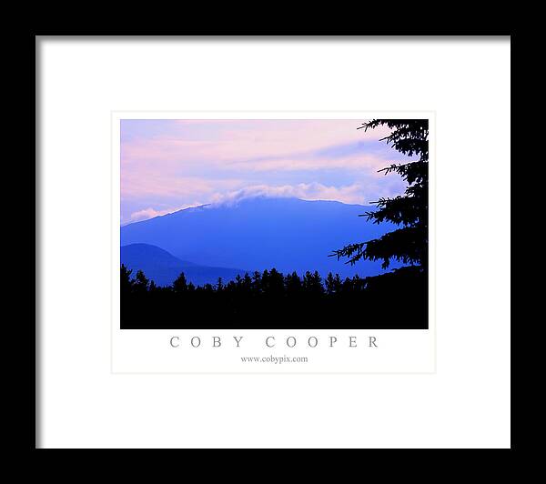 Mt. Washington Framed Print featuring the photograph Fog on the mountain by Coby Cooper