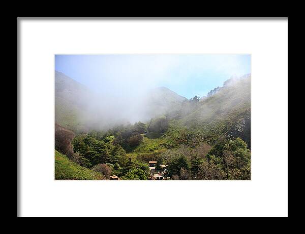 Northern California Framed Print featuring the photograph Foggy Canyon by Dina Calvarese