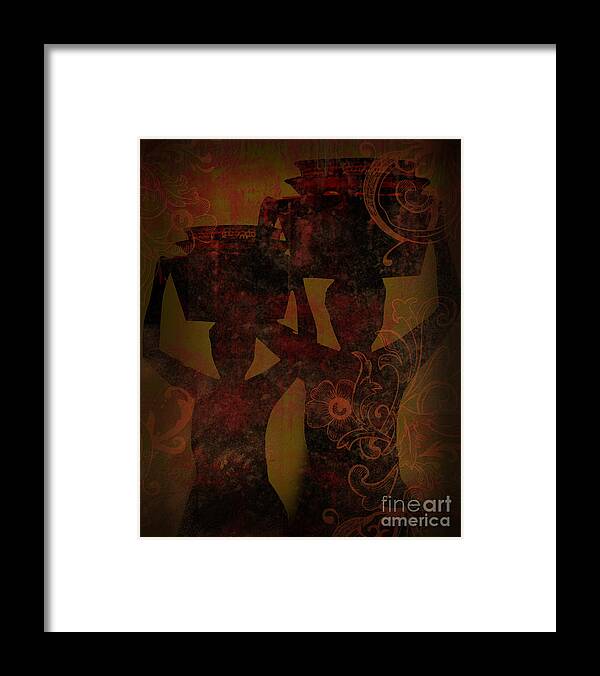 Abstracts Framed Print featuring the photograph Food for Thought by Lisa Lambert-Shank