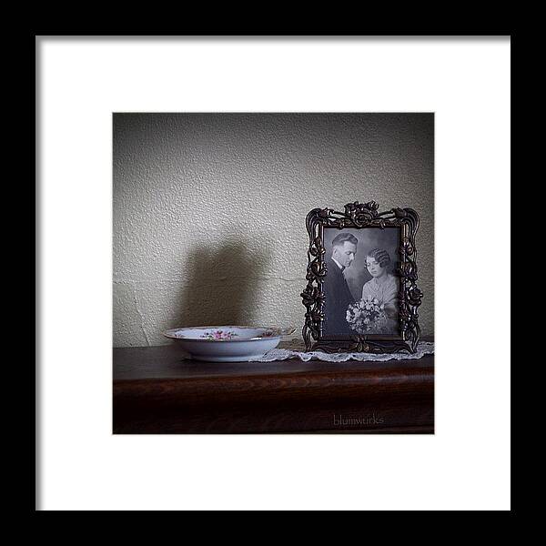 Blackandwhite Framed Print featuring the photograph For Better, For Worse by Matthew Blum