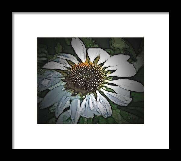 Flower Framed Print featuring the digital art For Your Love by Holly Ethan