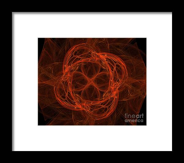 Complex Numbers Framed Print featuring the photograph Fractal Image by Ted Kinsman